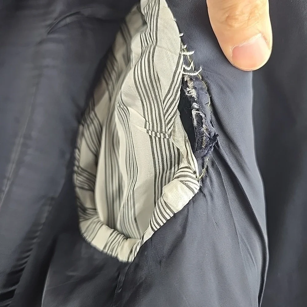Brooks Brothers Brookease Blazer Mens 50 L Navy Sport Coat Jacket 100% wool‎